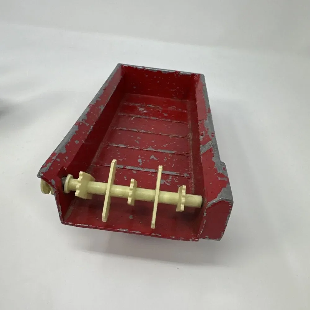 Vtg Red Farm Tractor The ERTL Co STK 415 International Metal and‎ Wagon